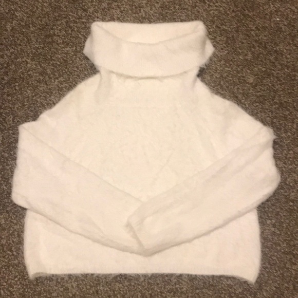 Urban Outfitters Sweaters - Urban Outfitters Women’s White Fuzzy Sweater
